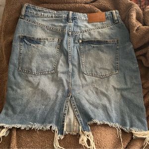 H&M denim skirt